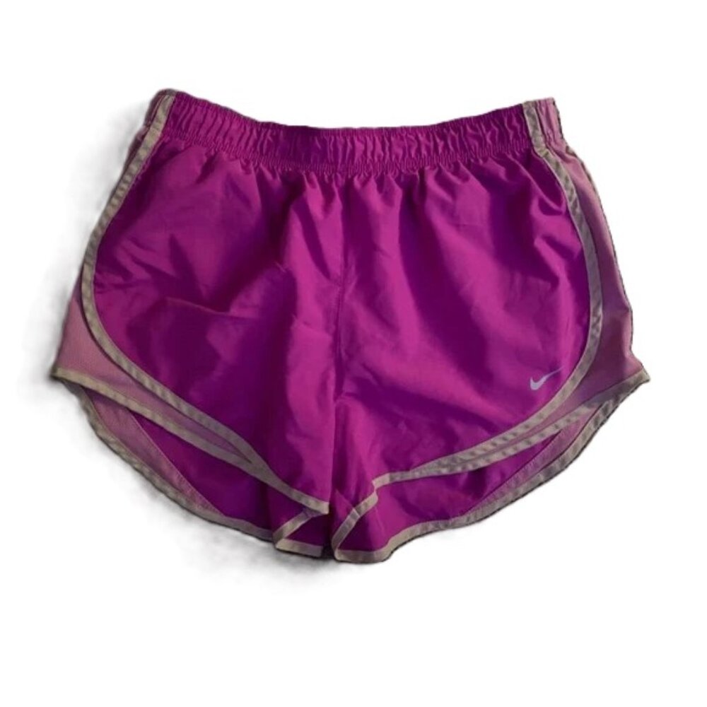 Nike Women's Pink & Tan Athletic Shorts